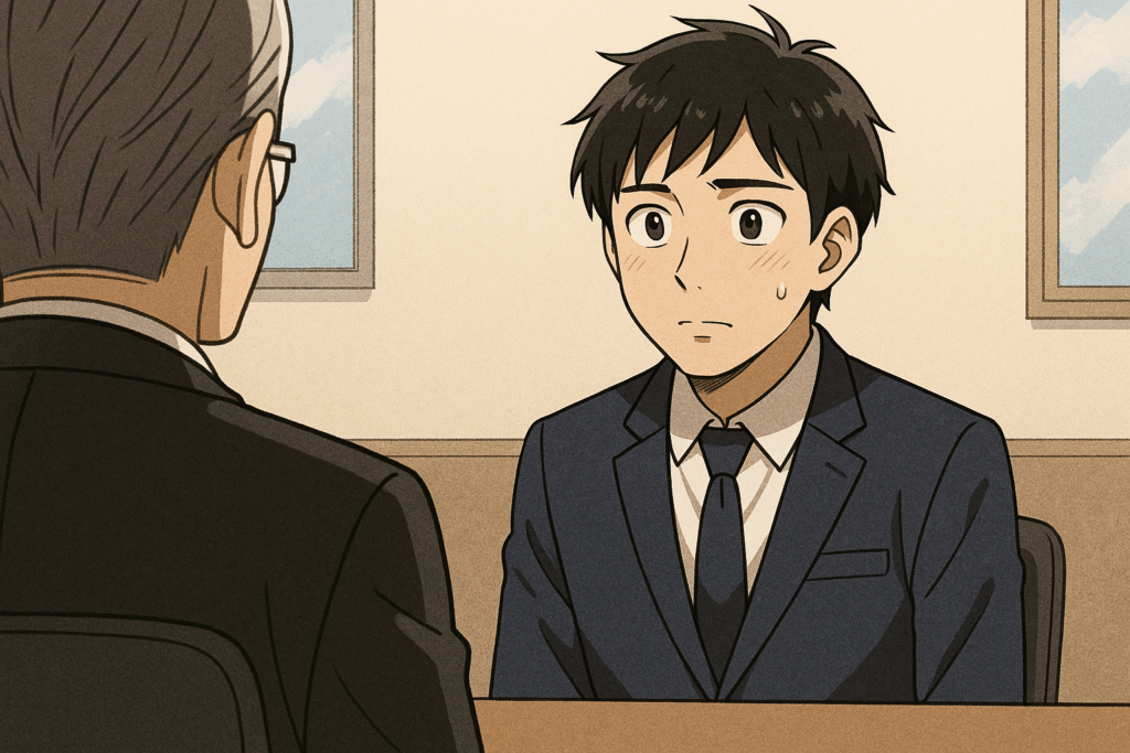 第8話「面接！？人と目を合わせて話す試練」
