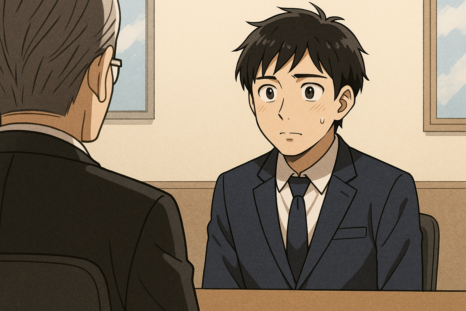第8話「面接！？人と目を合わせて話す試練」